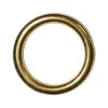 Baron Jumbo Polished Silver Solid Brass 2 in. L Ring 1 pk