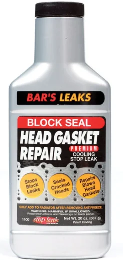 Bar's Leaks Block Seal Head Gasket Sealant Head Gasket Repair 20 oz