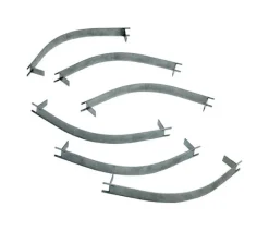 Barton Kramer Gray Stainless Steel Screen Clip 6 pk