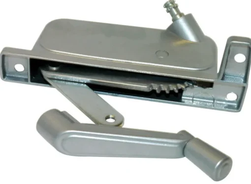 Barton Kramer Silver Aluminum Right Awning Window Operator For Keller/P.G.T. Windows