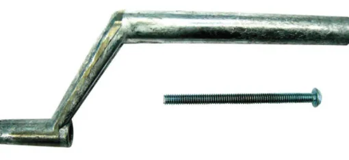 Barton Kramer Silver Zinc Crank Handle