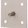 Barton Kramer White Aluminum Bracket 2 in. L X 0.75 in. H 1 pk