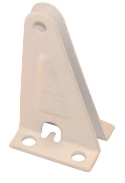 Barton Kramer White Aluminum Jamb Bracket