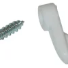 Barton Kramer White Nylon Screen Clip 1 pk