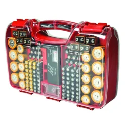 Battery Daddy Sleek and Compact Plastic Double Sided Storage System