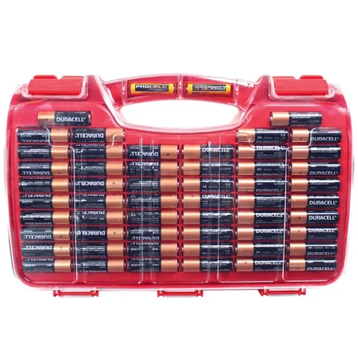 Battery Daddy Sleek and Compact Plastic Double Sided Storage System