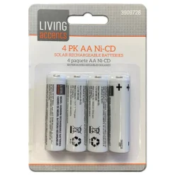 BATTRY SOLAR NICD AA 4PK