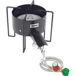 Bayou Classic 164000 BTU Welded Steel Frame Outdoor Cooker