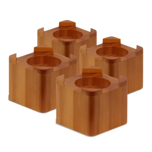BED RISER WD MAPLE 3.8"H