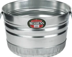 Behrens 9.3 gal Steel Bushel Basket Round