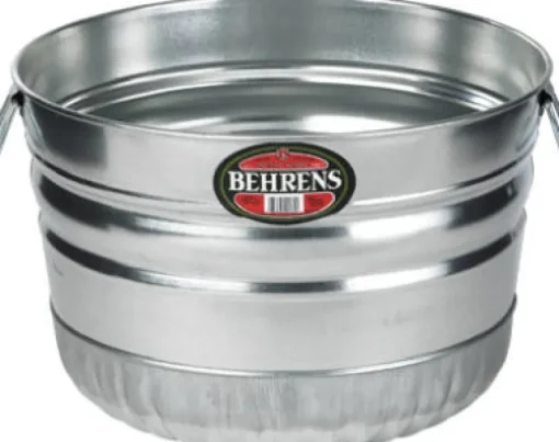 Behrens 9.3 gal Steel Bushel Basket Round