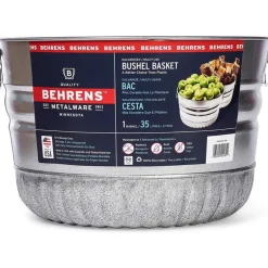 Behrens 9.3 gal Steel Bushel Basket Round