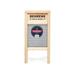 Behrens Double Faced Galvanized Steel Scrub Surface Washboard 14.5 L x 7.25 W in.