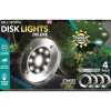 Bell & Howell Disk Lights Deluxe Solar Powered 3.75 W LED Garden Light 4 pk