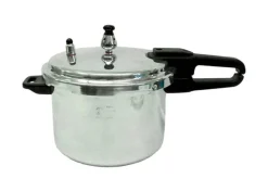 Bene Casa Polished Aluminum Pressure Cooker 4.2 qt