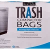 BestAir 10 gal. Compactor Bags Flat Top 12 pk No