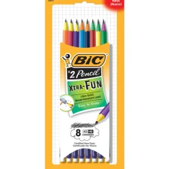 Bic PGEP81-A-BLK #2 Pencils Xtra-Fun 8 Count