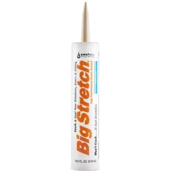 Big Stretch Sashco Almond Acrylic Caulk 10.5 oz. (Pack of 12)