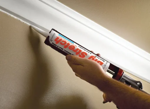 Big Stretch Sashco Almond Acrylic Caulk 10.5 oz. (Pack of 12)