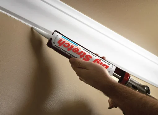Big Stretch Sashco Pine Green Paintable Acrylic Caulk for Indoor/Outdoor (Pack of 12)