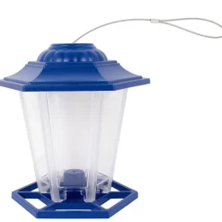 BIRD FEEDER BLUE 6PRT