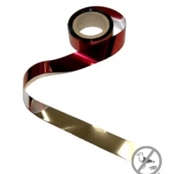 Bird-B-Gone Iridescent Red and Silver Mylar Film Flash Tape Bird Deterrent 1 W x 50 L ft.