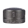 Bk Products 1 In. Fpt Black Malleable Iron Cap