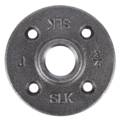 BK Products 3/4 in. FPT Black Malleable Iron Floor Flange (Pack of 5)