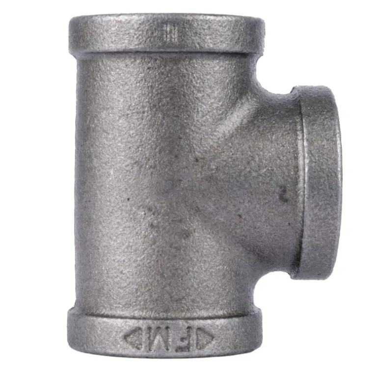 BK Products 3/4 in. FPT x 3/4 in. Dia. FPT Black Malleable Iron Tee (Pack of 5)