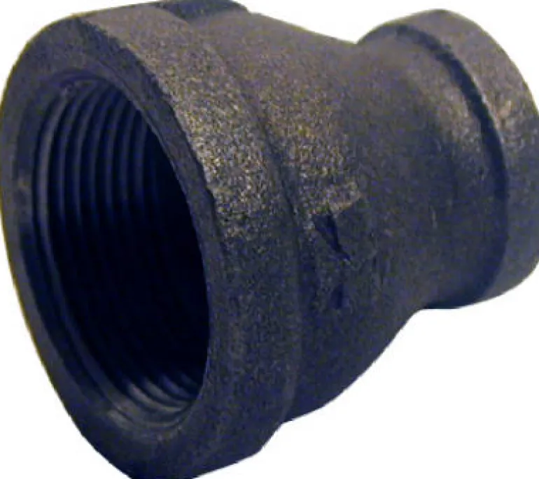 BK Products 3/4 in. FPT x 1/2 in. Dia. FPT Black Malleable Iron Coupling (Pack of 5)