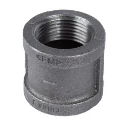 BK Products 1 in. FPT x 1 in. Dia. FPT Black Malleable Iron Coupling (Pack of 5)