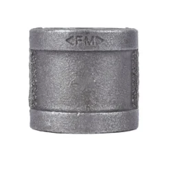 BK Products 1 in. FPT x 1 in. Dia. FPT Black Malleable Iron Coupling (Pack of 5)
