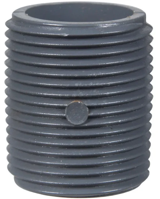 B&K Schedule 80 1-1/2 in. MIP X 1-1/2 in. D MIP PVC Close Nipple 1 pk