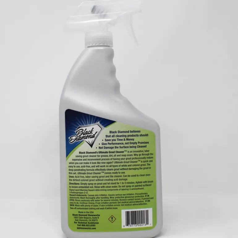 Black Diamond No Scent Grout Cleaner Liquid 32 oz. for Colored Grouts (Pack of 6)
