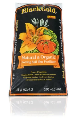 Black Gold Organic All Purpose Potting Mix 16 qt