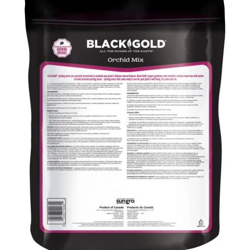 Black Gold Organic Orchid Potting Mix 8 qt