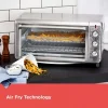 Black+Decker Stainless Steel Silver 8 slot Toaster Oven w/Air Fry 11 in. H X 21.5 in. W X 11 in. D