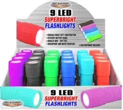 Blazing LEDz Assorted LED Flashlight AAA Battery (Pack of 24)