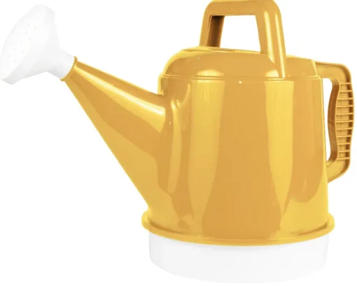 Bloem Deluxe Earthly Yellow 2.5 gal. Plastic Watering Can