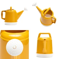 Bloem Deluxe Earthly Yellow 2.5 gal. Plastic Watering Can