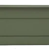 Bloem Dura Cotta 5.75 in. H X 18 in. W X 7.5 in. D Plastic Window Box Living Green