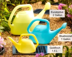 Bloem Translucent Blue 1 gal Resin Watering Can