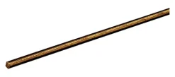 Boltmaster 1/4 in. Dia. x 12 in. L Threaded Brass Rod 1 pk
