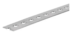 Boltmaster 0.07 in. x 1.38 in. W x 48 in. L Steel Slotted Flat Bar