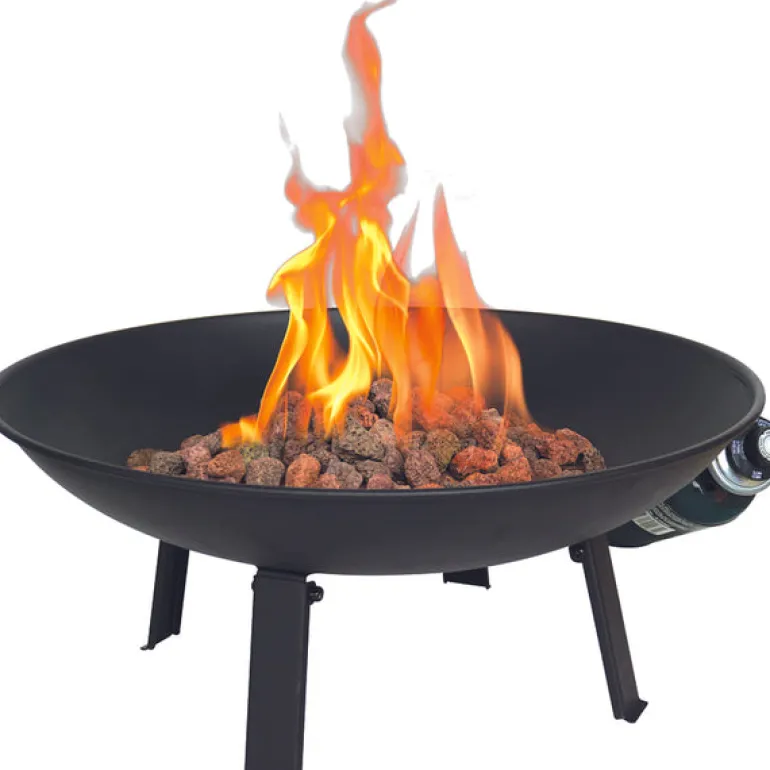 Bond CampFire Campfire Propane Fire Pit 9 in. H x 21 in. W x 21 in. D Steel