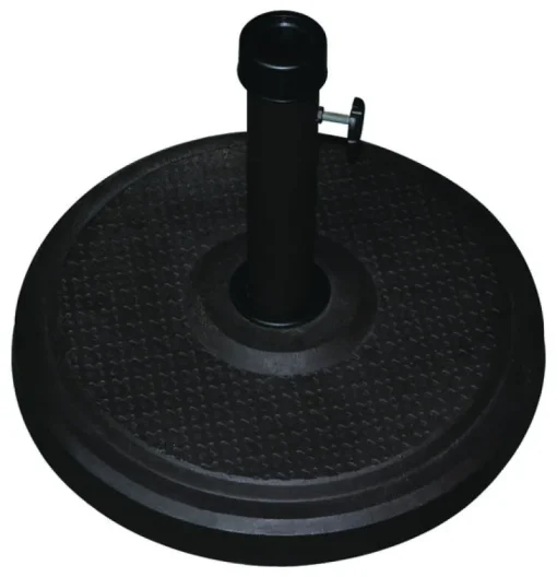 Bond Black Round Envirostone Umbrella Base