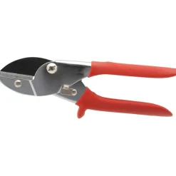 Bond Carbon Steel Blade/Bristle Non Slip Grip Anvil Pruner Cutting with Red Plastic Handle 1/2 in.