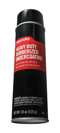 Bondo Black Rubber Coating 18 oz. (Pack of 6)