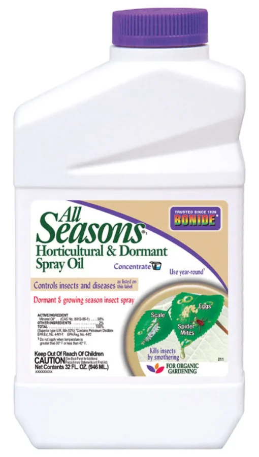 Bonide All seasons Organic Horticultural Spray Oil Liquid Concentrate 32 oz