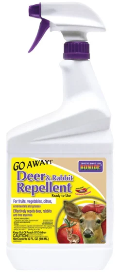 Bonide Go Away Animal Repellent Liquid For Deer and Rabbits 32 oz